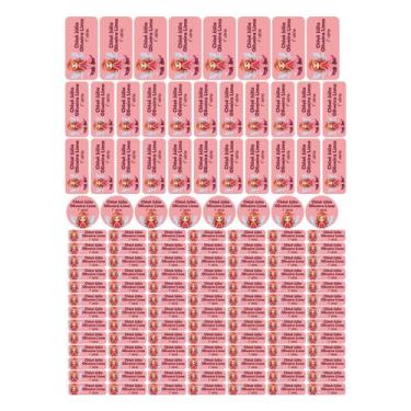 Imagem de 129 Etiquetas Escolares Personalizado Vinil Princesa - Tectoner, Princ