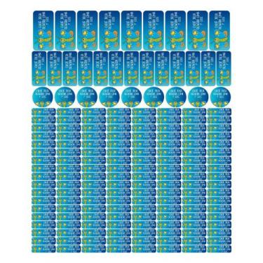 Imagem de 175 Etiquetas Escolares Personalizado Vinil Borboleta - Tectoner, Borb