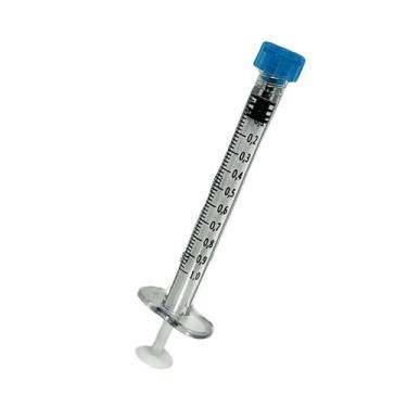Imagem de Seringa 1ml cristal policarbonato residuo zero 1,0ml sr 10un - Kelogel