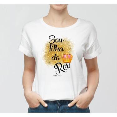 Imagem de Blusa T-shirt Camiseta Feminina Estampada, estampas evangélica - Innov