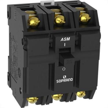 Imagem de Disjuntor Soprano Tripolar 25A Asm3-B 05001.5025.31
