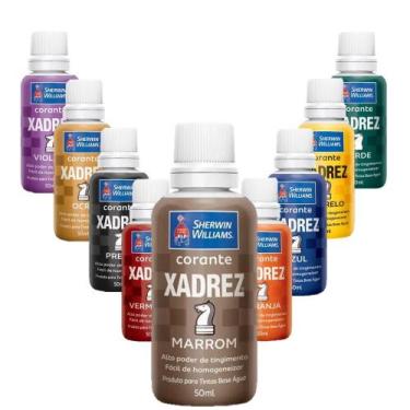 Imagem de Corante Líquido Xadrez Sherwin Williams Tintas Bisnaga Pigmento Varias