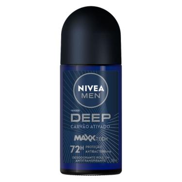 Imagem de Desodorante Antitranspirante Nivea Men Roll-On Deep Carvão Ativado 50ml