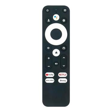 Imagem de AULCMEET Controle remoto de voz de substituição G10 compatível com Google TV Next 4K TV Stick S905Y4 com Google Assistant
