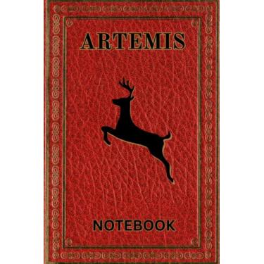 Imagem de Artemis Notebook: 100 Page Line Greek Deity Themed Journal