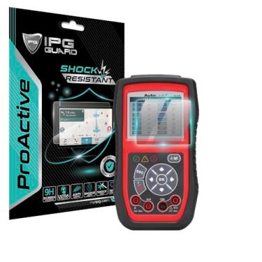 Imagem de IPG Película protetora de tela ProActive Made for Autel OBD2 AutoLINK AL539 com rigidez 9H (2 unidades) Película nano cerâmica ultra responsiva de alta clareza para AL539