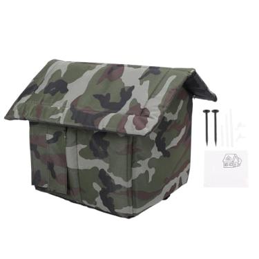 Imagem de Caverna de Cama Dobrável e Confortável para Animais de Estimação, Segurança e Design de Alta Resistência Pano Oxford Multifuncional à Prova de água Casa de Gato Fechada para (L)