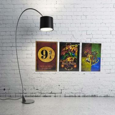 Imagem de Kit 3 Placas Decorativas Harry Potter 2 MDF 3mm 18x26 - Brothers Minei