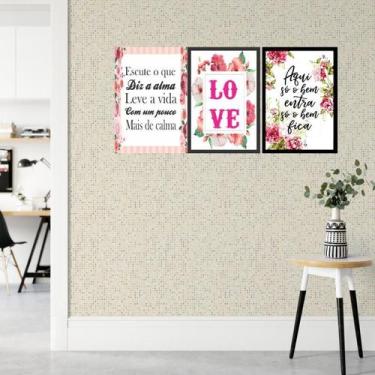 Imagem de Kit 3 Placas Decorativas Frases 13 MDF 3mm 18x26 - Brothers Mineiros D