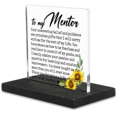 Imagem de Presentes de agradecimento para mentor, mentor, presentes para mulheres, presentes de despedida, presentes de aposentadoria para mentor, professor, conselheiro, treinador, escritório, casa, melhor