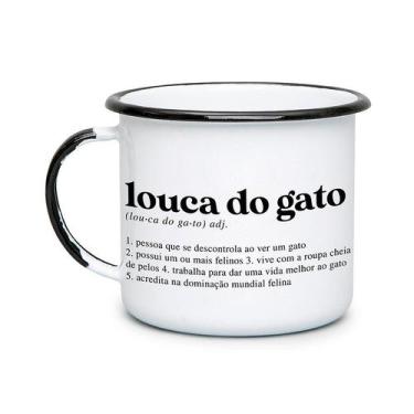 Imagem de Caneca Cansei de Ser Gato Louca do Gato - 370ml