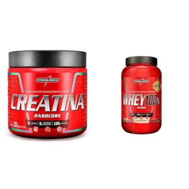 Imagem de Kit Integralmédica Creatina Monohidratada 300g + Whey 100% Pure 900g Cookies And Cream