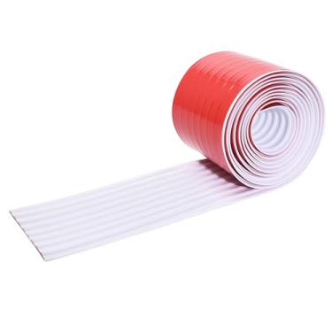 Imagem de RUBBER BOND Protetores de parede de garagem - Protetores de para-choques de borracha autoadesivos fortes de 10 cm x 3 m para paredes de garagem - Protetor de parede de garagem resistente, impermeável