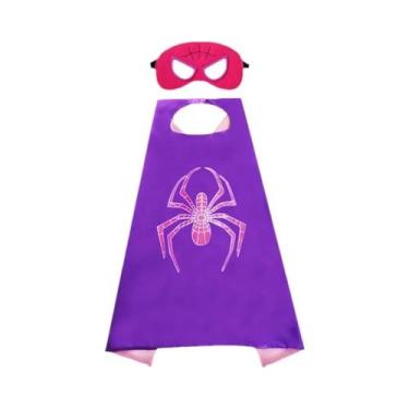 Imagem de Body de Super-Herói Gwen Preto para Meninas - Fantasia Cosplay de Hall