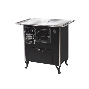 Imagem de Fogão A Lenha C Forninho Dir Preto Fornos Pinhal Alumínio N1