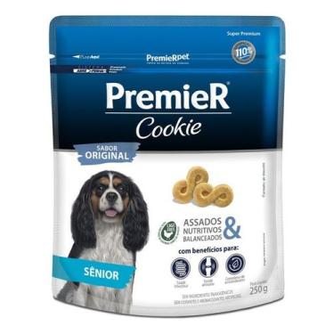 Imagem de Kit 2 und Biscoito Premier Cookie Para Cães Sênior Sabor Original 250g