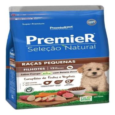 Imagem de Ração Premier Sel Natural Cães Filhotes Bat Doce 1kg - PremireR