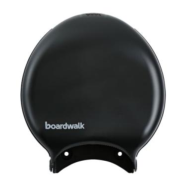 Imagem de Boardwalk Dispensador de papel higiênico R2000BKBW Jumbo único 28 cm x 30 cm - Preto