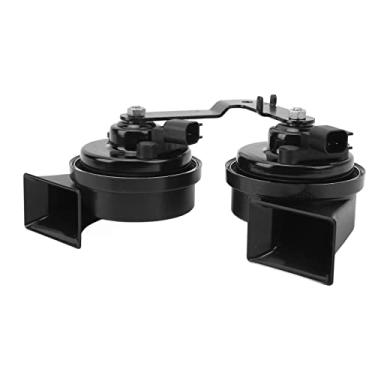 Imagem de Buzina de caracol de tom duplo Grcfumo, buzina de carro ABS de liga de metal com suporte, substituição de buzina de caracol de estrutura robusta para veículos e carros