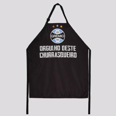 Imagem de Avental Grêmio Preto - Jc Bandeiras, Único