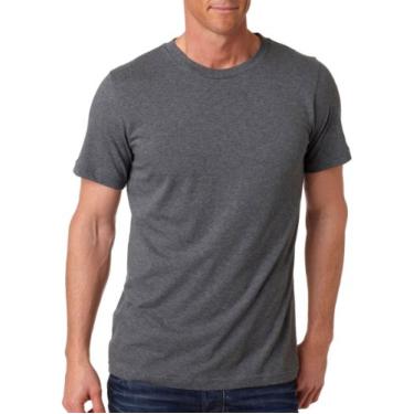 Imagem de Camiseta Bella + Canvas unissex Heather CVC (3001CVC), Deep Heather, X-Large