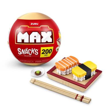 Imagem de Blocos De Montar Max Premium Snacks - Sushi 200 Pçs