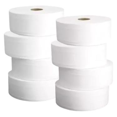 Imagem de Papel Higienico Rolão Institucional Com 08 Rolos Branco Macio 100% Celulose