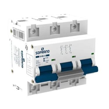 Imagem de Disjuntor Tripolar Soprano SHB3 H-90A - 10 kA