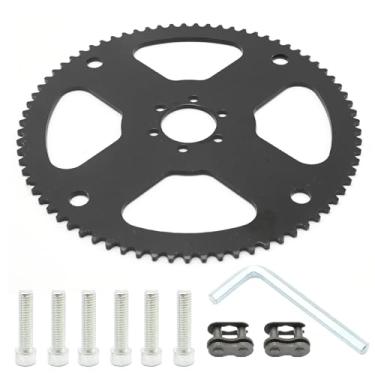 Imagem de SYOWADA Roda dentada traseira de corrente de 35 dentes, substituição para Coleman CT100U Trail Motovox MBX10 MBX11 MM-B80 Classic 1000w Mini Bicicletas Elétricas Go Kart Drift Trike Perfil 6 Furos