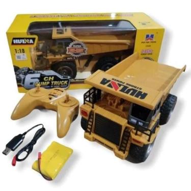 Imagem de Carrinho Controle Remoto Caminhão Caçamba Basculante 6 Ch - probaby