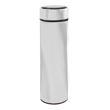Imagem de Garrafa Térmica Inox 500ml Quente Frio Tampa Branco Nº18