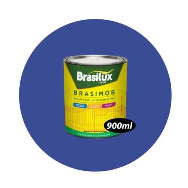 Imagem de Esmalte Sintetico Brasimob Brasilux 900ML, Azul França