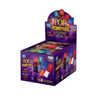 Imagem de Pirulito Pop Monster Display 24 Unidades - Best Pop