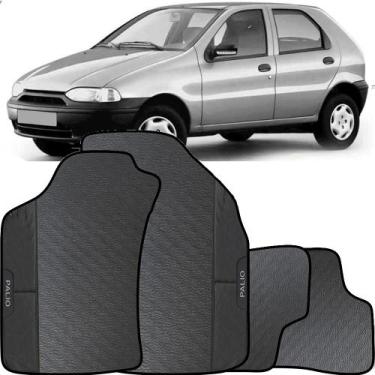 Imagem de Lindo jogo tapete carro automotivo pretofiat palio g1 1996 a 2003 todo