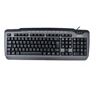 Imagem de Teclado Multimídia Semi Mecânico BK-170M ABNT2 – USB Plug & Play, Teclas Silenciosas, Atalhos Multimídia, Design Ergonômico – Ideal para PC e Notebook