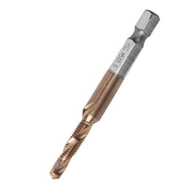 Imagem de Para Remoção de Cavacos Internos, Aço de Alta Velocidade, Bronze, 6.35mm, Haste Hexagonal, Broca, Torneira Composta (Aço rápido bronze M5 simples)