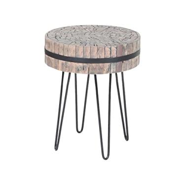 Imagem de Sterling Home Mesa de destaque Nutela, marrom