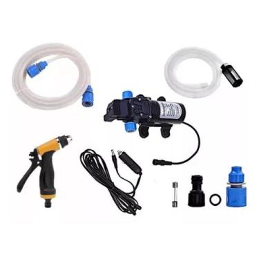 Imagem de Kit Bomba Dagua Solar Lavadora Alta Pressão 12v 80w 130psi - PUMPS