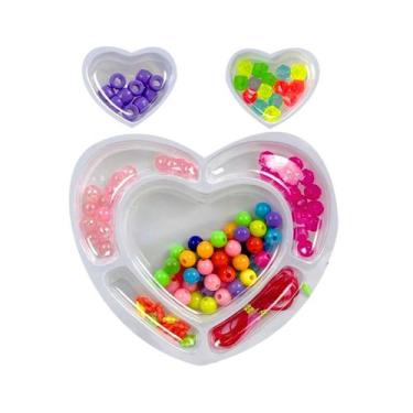 Imagem de kit miçanga infantil para pulseira cordão presente para menina lembran