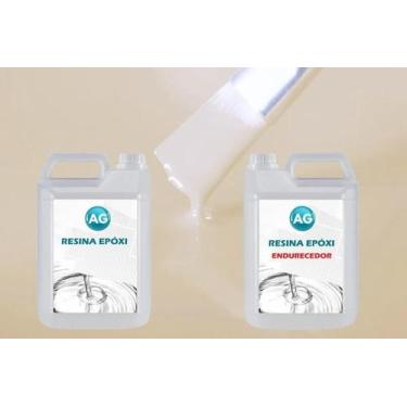 Imagem de Resina Epóxi 1Kg + Cor Sólida Marfim Claro Ral1015 Ag Baixa - Resinas 