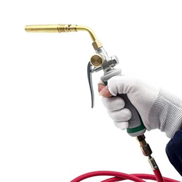 Imagem de Tocha Propano Mapp Start Mangueira Tocha Ferramenta Soldagem Resistência de Alta Temperatura Liga Cobre Portátil para Soldagem (Cor variada)