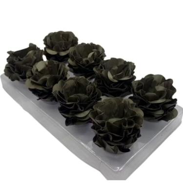 Imagem de Kit 40 Forminhas Para Doces Finos Formato Flor Para Festa Casamento Aniversário Batizado(AZUL CLARO)