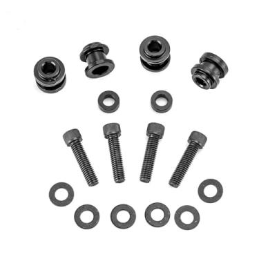 Imagem de Mofun HoldFast Sissy Bar Docking Hardware Kit Compatible with Harley Softail FLHC FLHCS FLSL FXBB FXBBS FXFB 2018-later and 2024-later FLI Models, Black