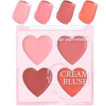 Imagem de Blush Para Maçãs Do Rosto,Paleta Matte Para Contorno Facial Com Blush - Cosméticos À Prova De Manchas Para Eventos, Viagens, Casamentos E Maquiagem Profissional