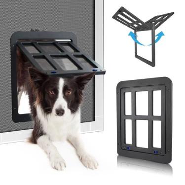 Imagem de Porta para cães PETLESO para porta deslizante com fecho magnético 11x1