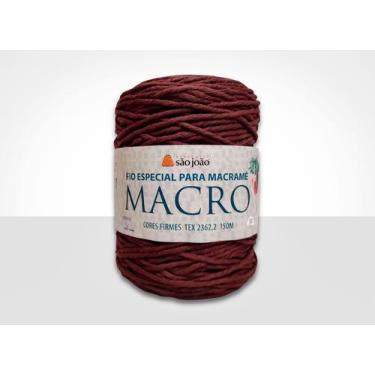 Imagem de Fio Especial p/ Macramê Macro - TEXTIL SÃO JOÃO, CACAU AM07