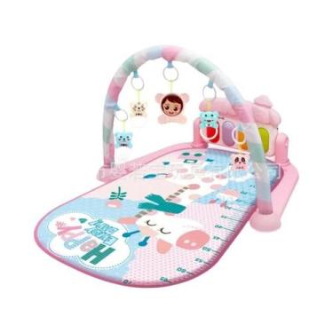 Imagem de Bebê Recém-nascido Pedal Piano Brinquedo Música Fitness Rack Ginástica