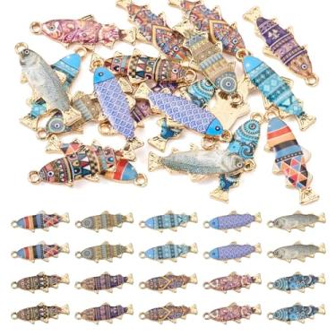 Imagem de Spritewelry Berloque com tema animal esmaltado flor cabeça de gado gato borboleta raposa tartaruga pingentes para brinco colar pulseira chaveiro joias artesanato fabricação, Esmalte, Sem Pedra