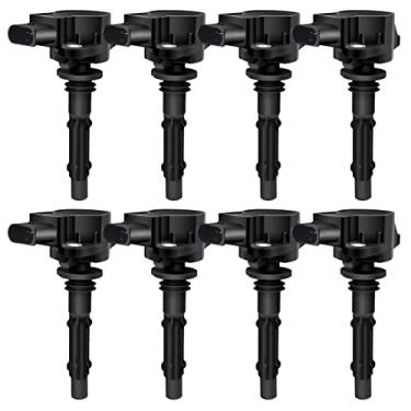 Imagem de MAS Conjunto De 8 Bobinas Ignição Compatíveis Com Mercedes-Benz Cl550 Clk550 E550 G550 Gl450 Ml550 Sl550 Slk55 Amg 4.7L 5.5L V8 Substituição Para C1691 Uf-535