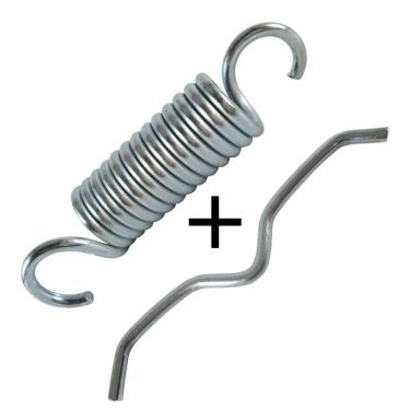 Imagem de Mola e gancho jump profissional 36 molas + 18 ganchos